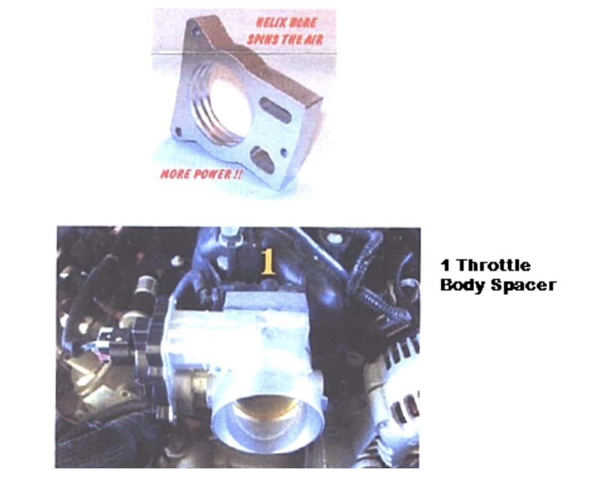 15485 Installation Instructions for Throttle Body Spacer